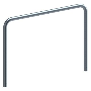 Rohrbügel aus Stahl, Rund Ø 76 mm, Breite 2000 mm