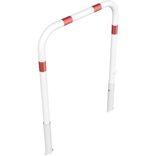 Wegesperre, herausnehmbar, drehbar, Rot/Weiß