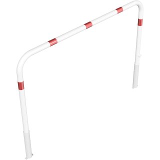 Wegesperre, herausnehmbar, drehbar, Rot/Weiß