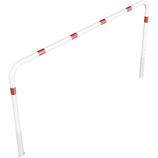 Wegesperre, herausnehmbar, drehbar, Rot/Weiß