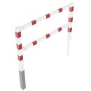 Wegesperre, herrausnehmbar, schwenkbar, Rot/Weiß