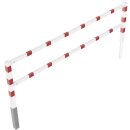 Wegesperre, herrausnehmbar, schwenkbar, Rot/Weiß