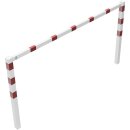 Wegesperre, feststehend, zusammenschraubbar, Rot/Weiß