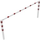 Wegesperre, feststehend, zusammenschraubbar, Rot/Weiß