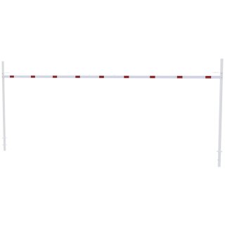 Höhenbegrenzer verzinkt, Rot/Weiß, Breite 9,0 m, feststehend
