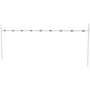 Höhenbegrenzer verzinkt, Rot/Weiß, Breite 9,0...