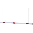 Höhenbegrenzer Barriere Rot/Weiß, Breite 3000 mm