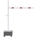 Höhenbegrenzer Mobil, Rot/Weiß, Breite 2500...