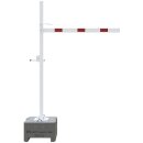 Höhenbegrenzer Mobil, Rot/Weiß, Breite 2000...