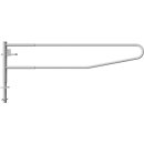 Drehbare Handschranke, Breite 3500 mm, verzinkt, für...