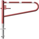 Drehbare Handschranke, Breite 1500 mm, Rot/Weiß,...