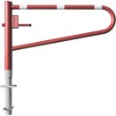 Drehbare Handschranke, Breite 1500 mm, Rot/Weiß,...