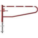 Drehbare Handschranke, Breite 2000 mm, Rot/Weiß,...