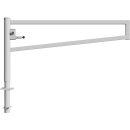 Drehbare Handschranke, Breite 2000 mm, verzinkt, für...