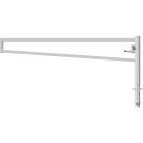 Drehbare Handschranke, Breite 3000 mm, verzinkt, für...