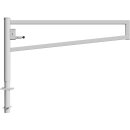 Drehbare Handschranke, Breite 2000 mm, verzinkt, für...
