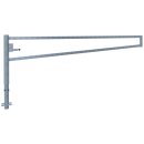 Drehbare Handschranke, Breite 3500 mm, verzinkt, für...