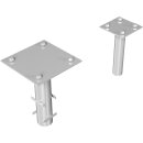 Satz Bodenhülse für Haupt- und Auflagepfosten...