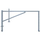 Drehbare Handschranke mit zwei Auflagepfosten, Lichtweite...