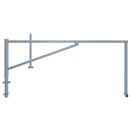 Drehbare Handschranke mit zwei Auflagepfosten, Lichtweite...