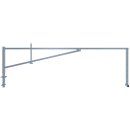 Drehbare Handschranke mit zwei Auflagepfosten, Lichtweite...