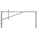 Drehbare Handschranke mit zwei Auflagepfosten, Lichtweite...