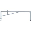 Drehbare Handschranke mit zwei Auflagepfosten, Lichtweite...