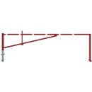 Drehbare Handschranke mit zwei Auflagepfosten, Lichtweite...