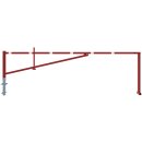 Drehbare Handschranke mit zwei Auflagepfosten, Lichtweite...