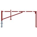 Drehbare Handschranke mit zwei Auflagepfosten, Lichtweite...