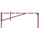 Drehbare Handschranke mit zwei Auflagepfosten, Lichtweite...