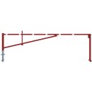 Drehbare Handschranke mit zwei Auflagepfosten, Lichtweite...