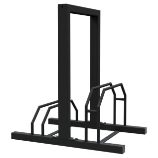 Fahrradständer für Reihenanlage mit Anlehnbügel