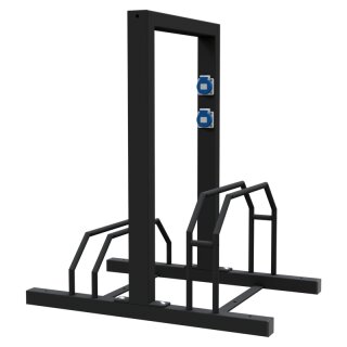 Fahrradständer für Reihenanlage als E-Bike Anlehnbügel