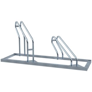 Fahrradständer, Radeinstellung einseitig 45°, links
