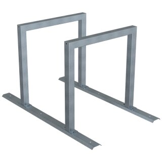 Fahrradanlehnbügel zum Aufdübeln