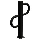 Fahrradständer Einzelparker in schwarz-matt