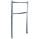 Fahrradanlehnbügel mit Flachkopf