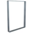 Fahrradanlehnbügel aus Flachstahl mit Kantung nach...