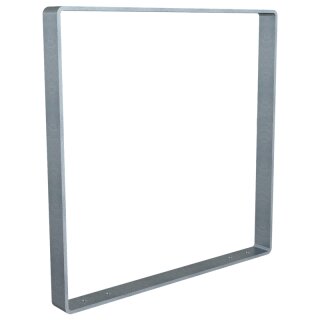 Fahrradanlehnbügel aus Flachstahl mit Kantung nach innen