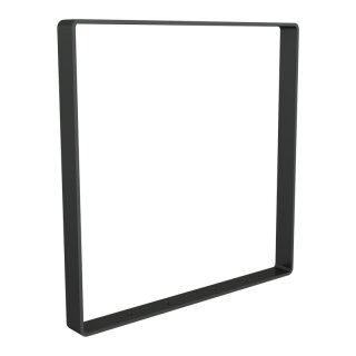 Fahrradanlehnbügel aus Flachstahl mit Kantung nach innen in DB 703