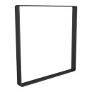 Fahrradanlehnbügel aus Flachstahl mit Kantung nach...