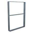 Fahrradanlehnbügel aus Flachstahl mit Kantung nach...