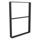 Fahrradanlehnbügel aus Flachstahl mit Kantung nach...