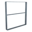 Fahrradanlehnbügel aus Flachstahl mit Kantung nach...