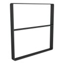 Fahrradanlehnbügel aus Flachstahl mit Kantung nach...