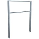 Fahrradanlehnbügel aus Stahlrohr