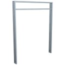 Fahrradanlehnbügel aus Stahlrohr