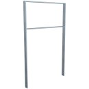 Fahrradanlehnbügel aus Flachstahl