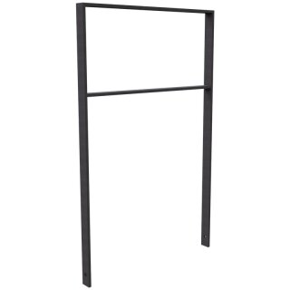 Fahrradanlehnbügel aus Flachstahl in DB 703